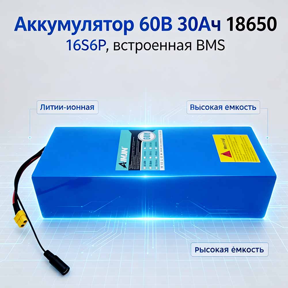 16S6P 60V 30Ah 18650 Lithium-i - 60V 30Ah Electric Scooter Battery recensie en prijs